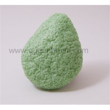 Skin Care Facial Sponge Grean Tea Dry Konjac Sponge